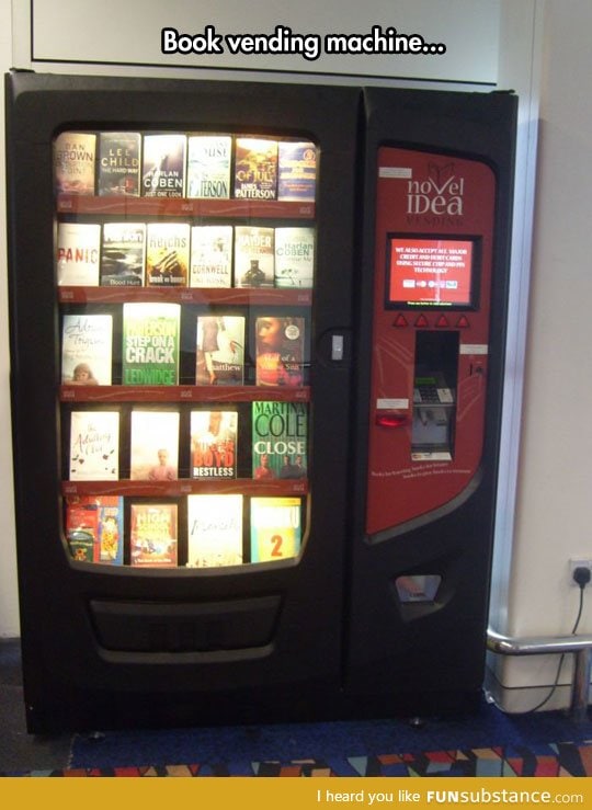 Book vending machine