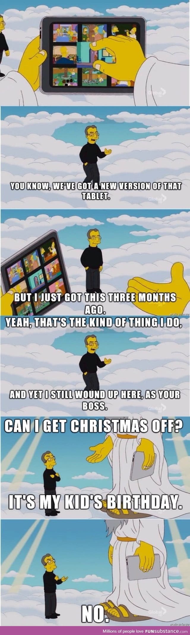 Steve jobs in heaven