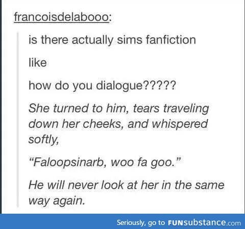 Sims fanfiction