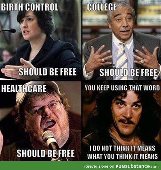 Are you sure everything should be free?