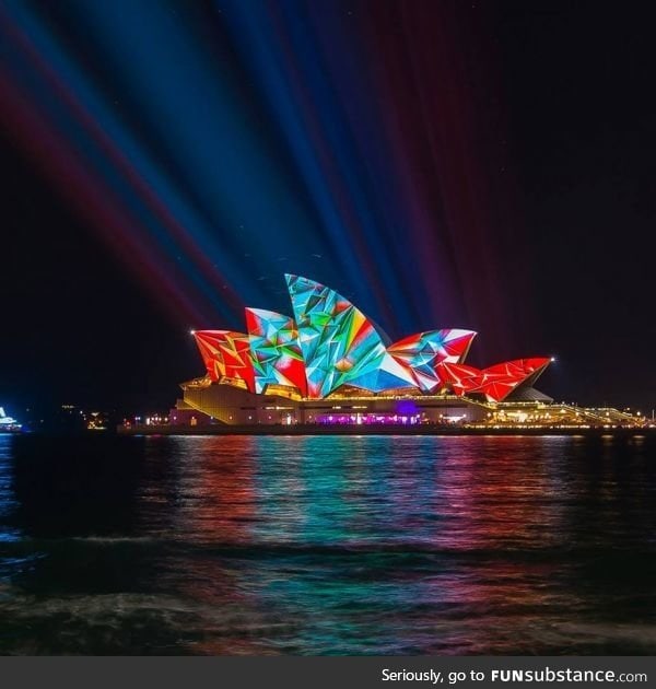 Light Art Festival in Sydney