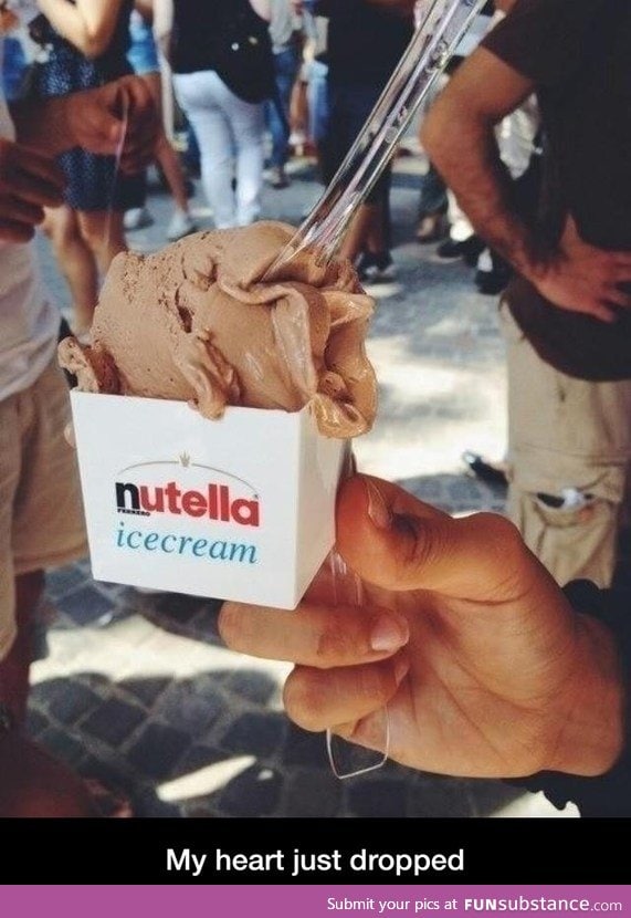 Nutella ice cream