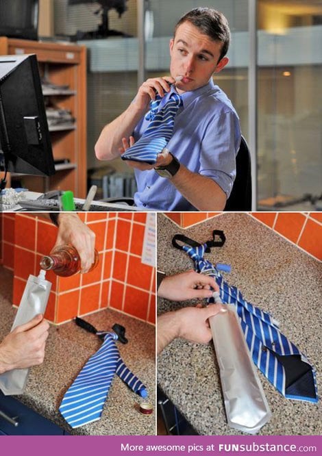 Flask Tie, finally a tie worth wearing