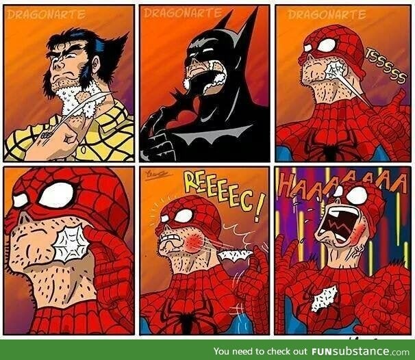 How superheroes shave