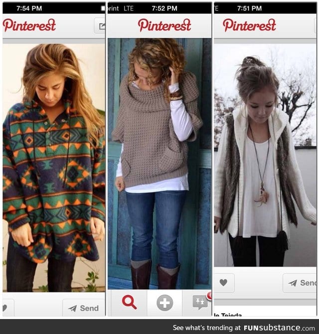 Why do all the women on Pinterest look like they found a penny