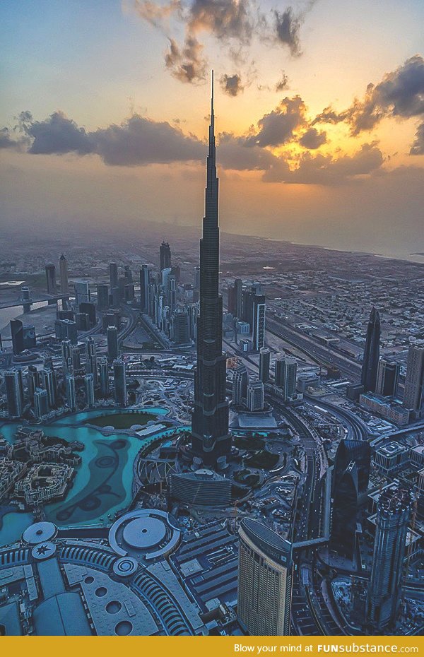 The Burj Khalifa in Dubai