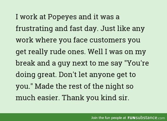 More customers like this please?