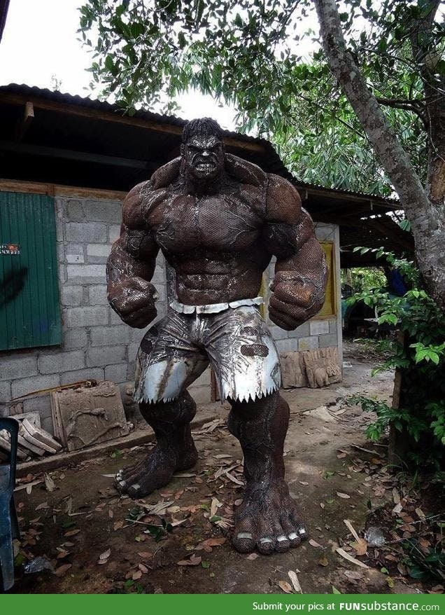 Incredible scrap metal hulk