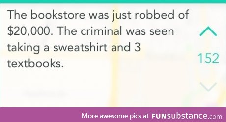 Campus bookstore robbed