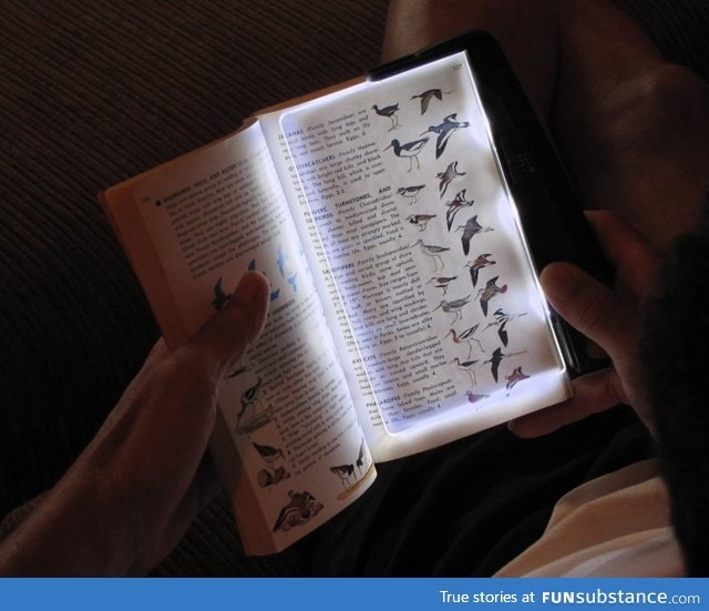 LED light for reading books at night