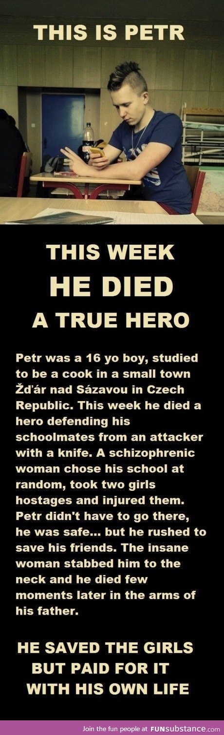 True life hero... Let people like him be never forgotten