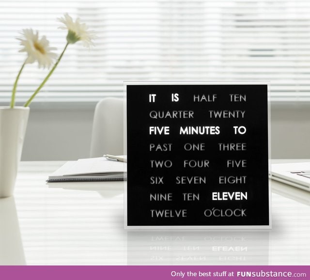 LED word clock