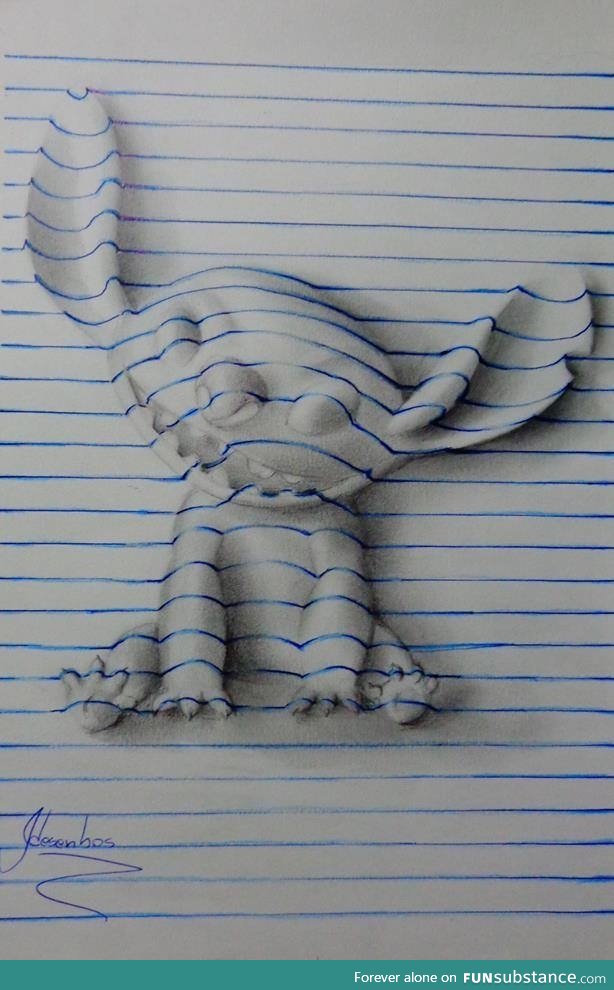 Notepad 3D art