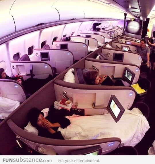 Heaven on a plane