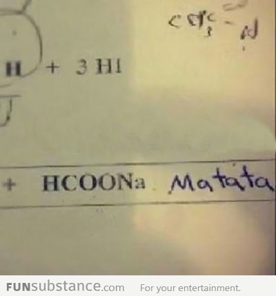 Solving chemistry problems like a boss...