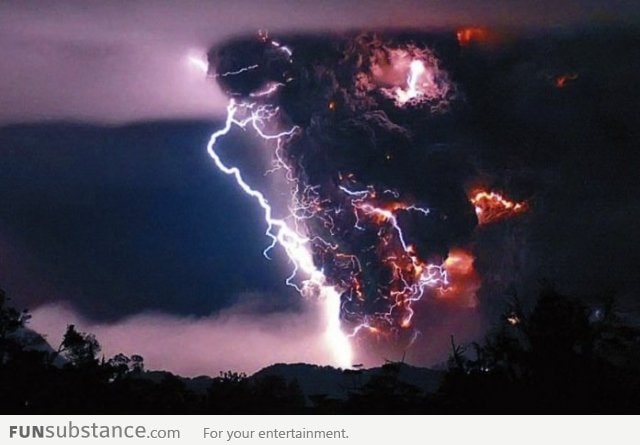 Ever heard of Volcanic Lightning?