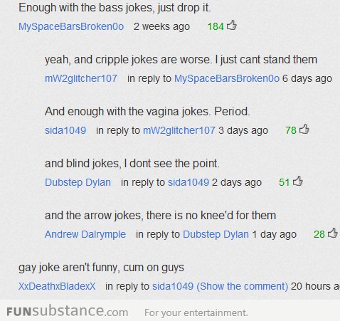 Awesome Youtube jokes