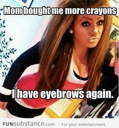 Mom bought me crayons