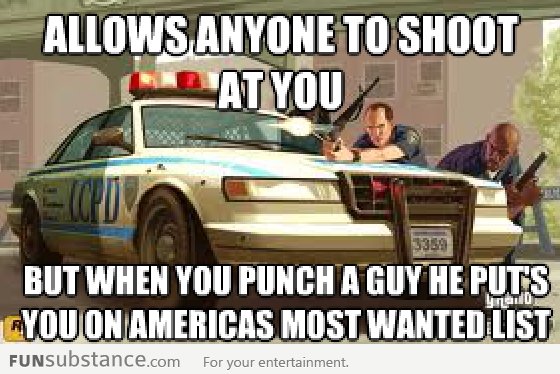 GTA cop logic