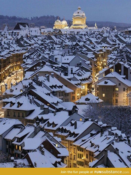 Winter in switzerland