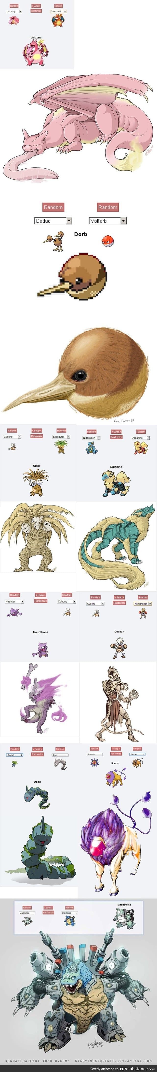 What happens when you combine pokémon