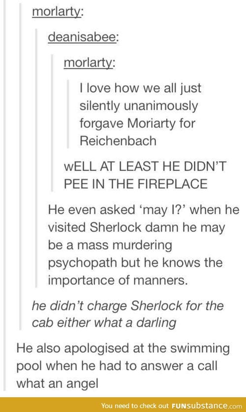 good guy Moriarty