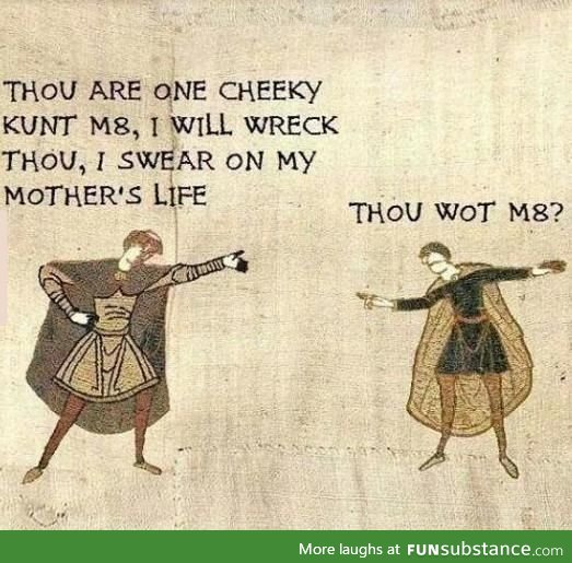 Medieval fighting words