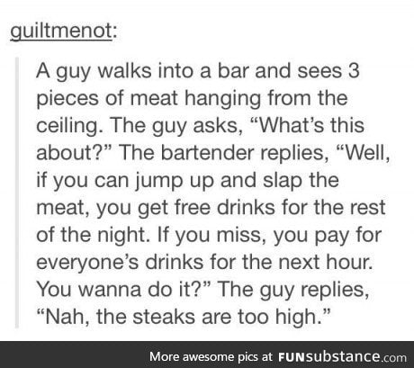 Slap the meat