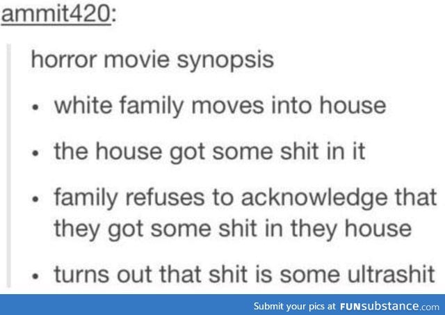 Horror movies in a nutshell