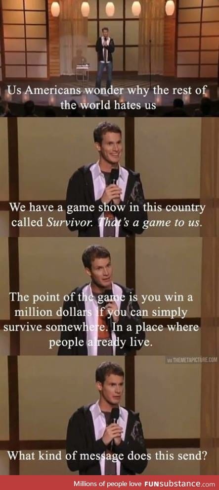 Daniel Tosh keeping it real