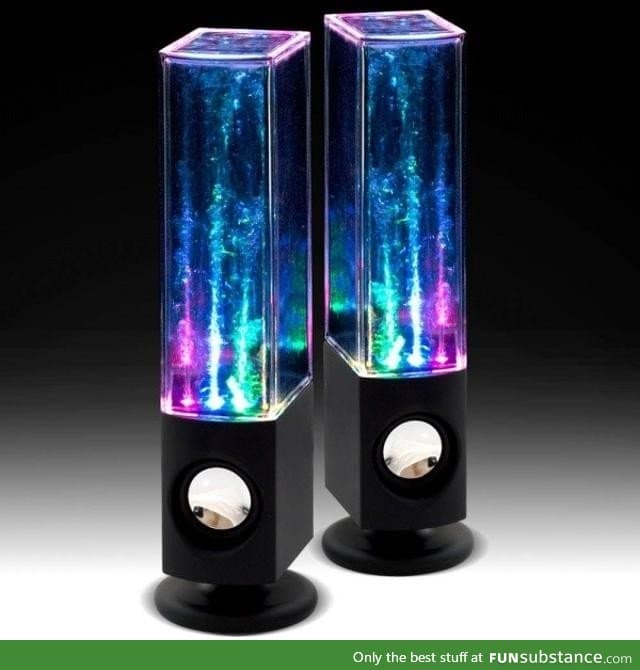 Dancing water speakers