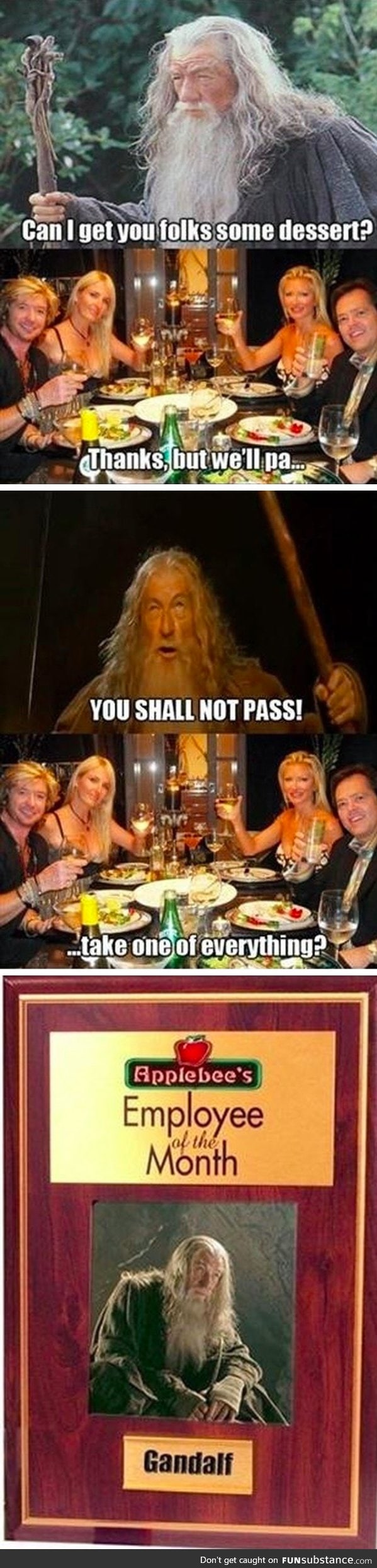 Gandalf, employee of the month