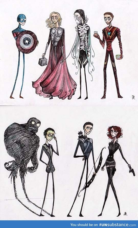 If Tim Burton made the Avengers