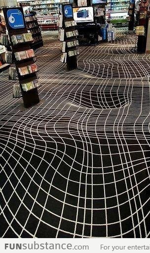 Illusion carpet design