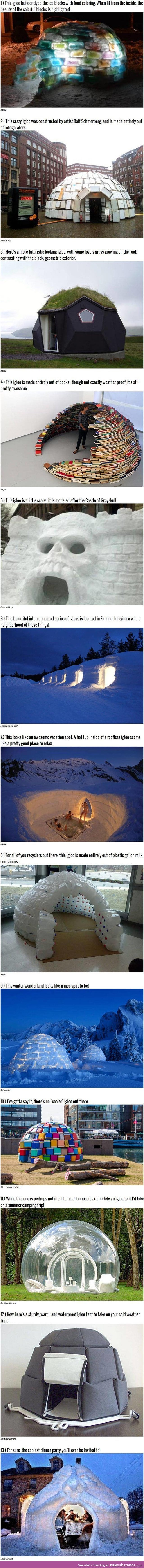 13 Amazing Looking Igloos