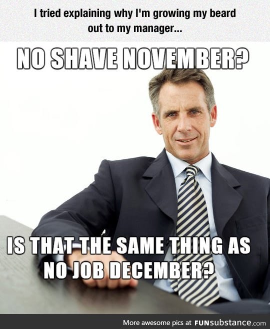 No shave november