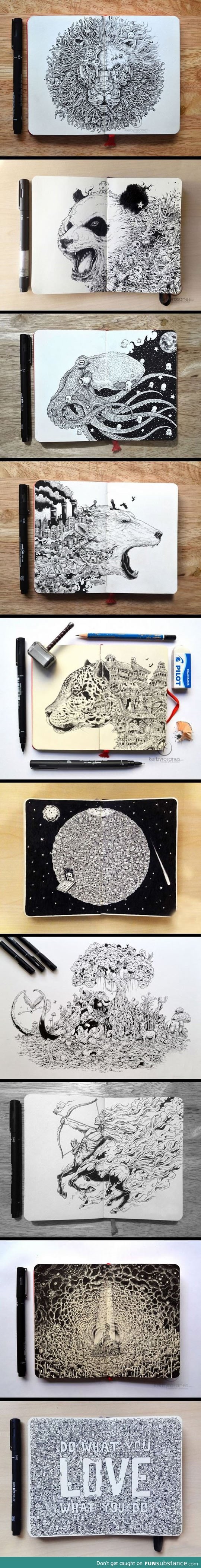 Hyper-detailed drawings