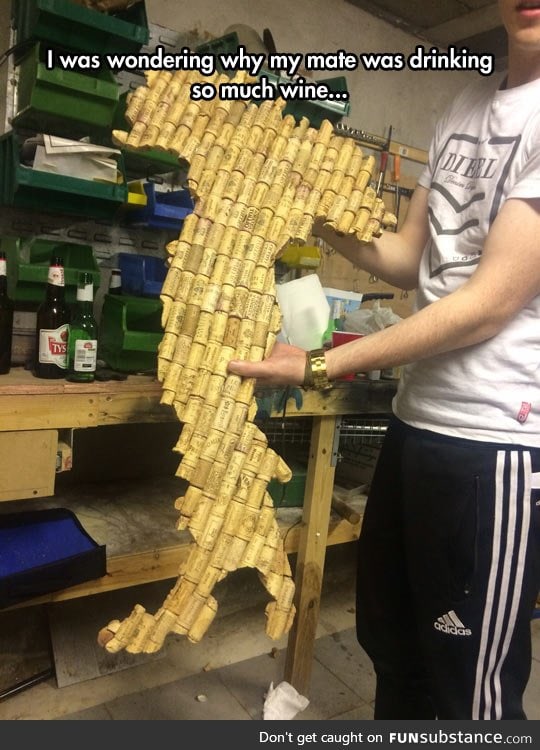 Italy shaped from wine corks