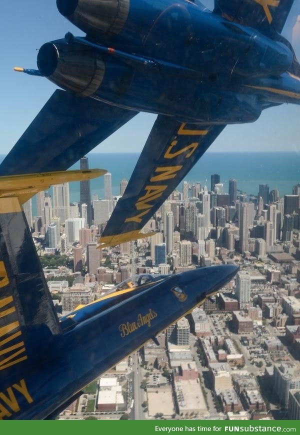 I knew the Blue Angels flew close. I had no idea it was this close