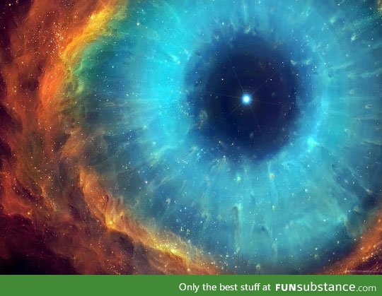 Eye of the cosmos, taken from the hubble telescope