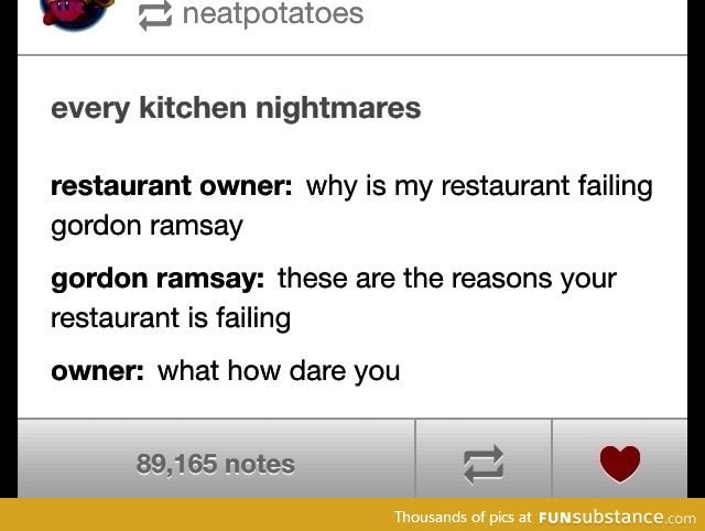 Kitchen nightmares