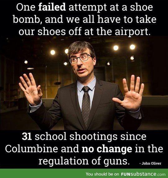 John oliver has a good point