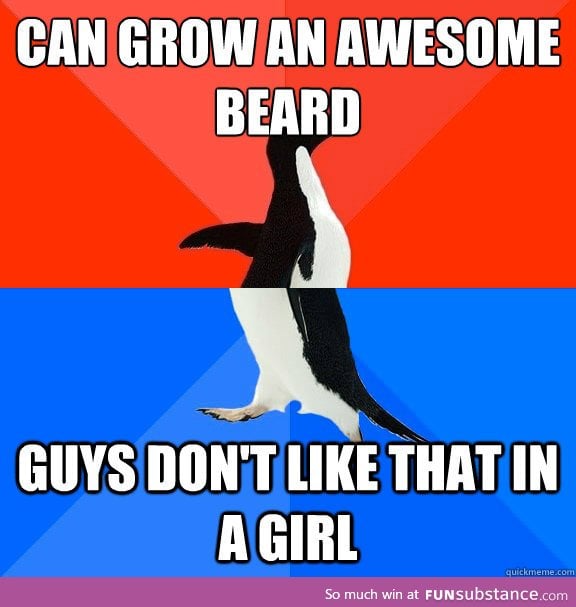 It's a pretty sick beard too