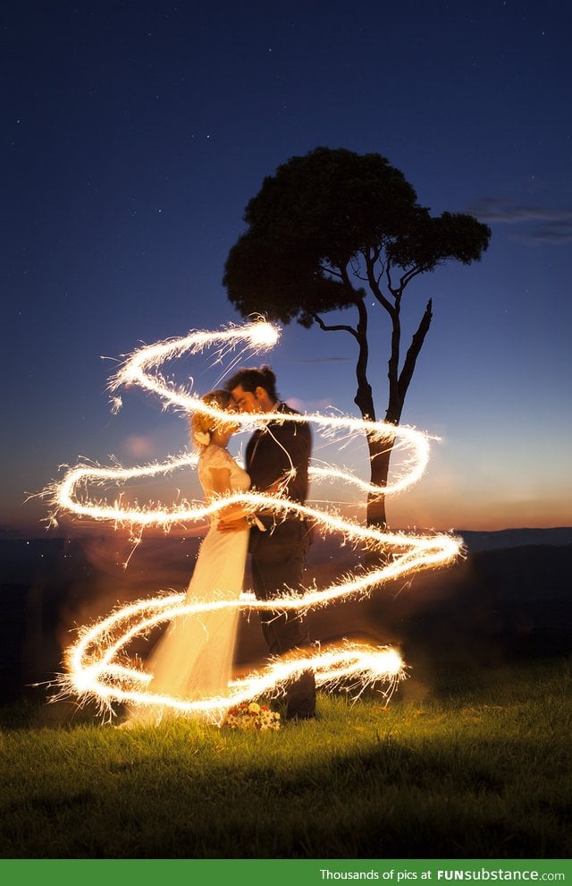 Spectacular wedding pic