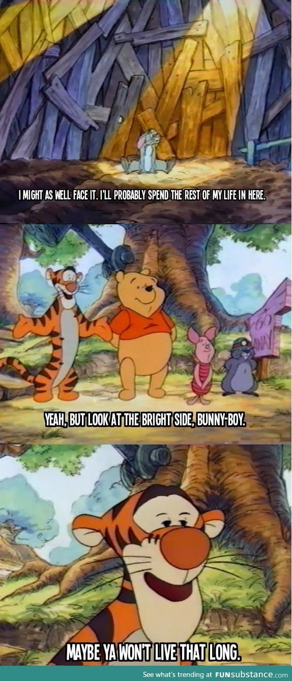 Tigger was a terrible tiger