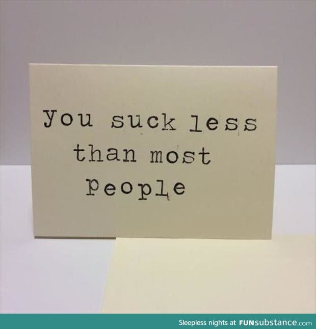 My kind of love card!