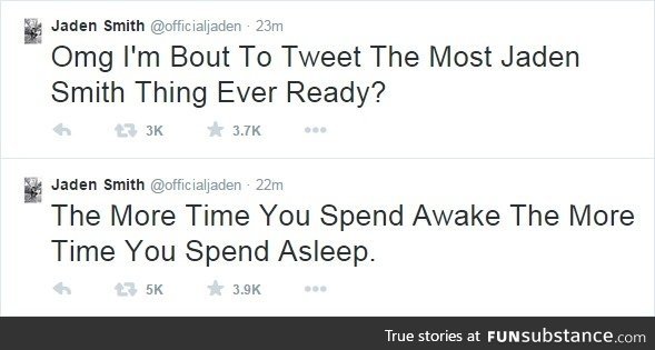 Jaden became aware