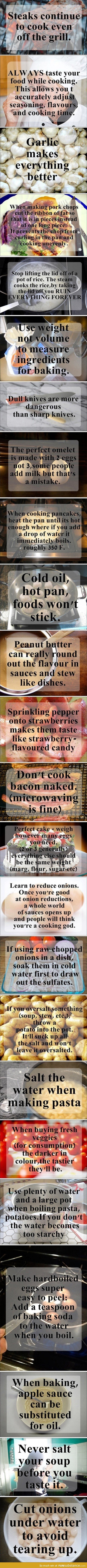 Cooking tips