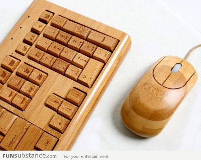 Bamboo Keyboard and Mouse