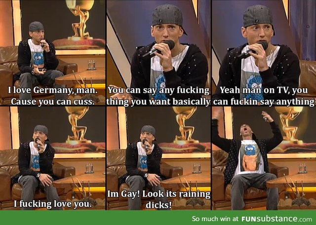 Eminem on German TV